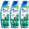 Head & shoulders pure intense shampoing apaisement demangeaisons 3x250ml