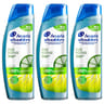 Head & shoulders pure intense shampoing sebo regulateur antipelliculaire 3x250ml