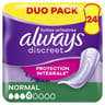 Always discreet serviettes pads normal vp x24