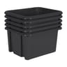 Eda promobox gris anthracite issue de matière recyclée 30l lot de 5