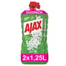 Ajax nettoyant ménager fête des fleurs air frais muguet 2x1.25l