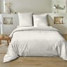Parure housse de couette 200x200cm +2taies 63x63cm wendy 51fils