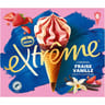 Extrême 6 cônes fraise vanille 720ml 426g