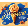 Extrême 6 cônes macaron caramel 660ml 396g