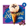 Extrême 6 cônes rhum raisins 720ml 426g