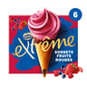 Extrême 6 cônes framboise cassis fraise 720ml 438g