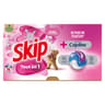 Skip lessive capsules 3 en 1 touche de cajoline x36 -0.7596kg