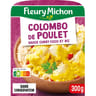 Fleury michon colombo de poulet et riz long 300g
