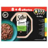 Sheba barquettes sauce collection sélection mixte pour chat adultes 8+4 1200g