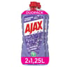 Ajax nettoyant ménager fête des fleurs air frais lavande 2x1.25l