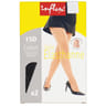 2 paires de collants voile élasthanne Influx 15D NOIR T4