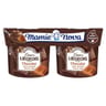 Mamie Nova liégeois dessert lacté au chocolat et coeur caramel au beurre salé 2x120g