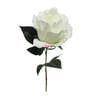 Rose ouverte artificielle blanche