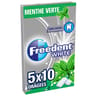 Freedent white chewing-gum sans sucres menthe verte 5x10-70g