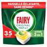 Fairy tout en 1 vaisselle automatique citron x 35 capsules