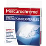 Mercurochrome pansements stériles imperméables x10