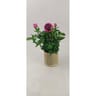 Plante fleurie et son photophore pour la fete des meres ref 74905