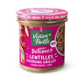 Vivien paille  les delicieuses lentilles au poivrons grilles bocal 300g