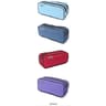 Trousse oxford 2 compartiments 2 zips 4 coloris assortis
