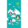 Drap de plage microfibre 70x140cm 250 g/m artic
