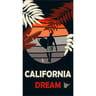 Drap de plage microfibre 90x170cm 250 g/m malibu dream