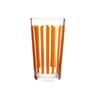 Lot 3 gobelets parasol 34cl en verre couleur orange