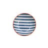 Assiette creuse parasol 20.5cm en gres bleu marine