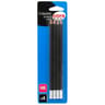 Cora 4 crayons graphite HB bout gomme