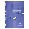 Clairefontaine feuilles simples 4 coloris 21x29.7 cm 200 pages 90 grammes