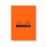 Rhodia bloc non perforé 10.5x14.8 cm 160 pages petits carreaux 80 grammes