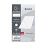 Exacompta 100 fiches bristol blanches non perforées 12.5x20 cm petits carreaux