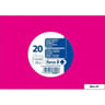 Clairefontaine 20 enveloppes auto-adhésives 11.4x16.2 cm rose fushia 120 grammes
