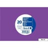 Clairefontaine 20 enveloppes auto-adhésives 11.4x16.2 cm violine 120 grammes