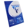 Clairefontaine ramette rubis extra blanc 40 feuilles 21x29.7 cm 210 grammes