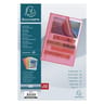 Exacompta 10 pochettes coins couleurs assorties 21x29.7 cm 110 microns