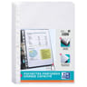 Oxford sachet de 10 pochettes perforées a4 pp lisse 9/100 incolore