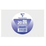 Clairefontaine - 20 enveloppes visite 9x14 cm blanches iris