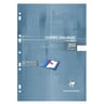 Clairefontaine copies doubles perforées 21x29.7 cm 200 pages 90g petits carreaux