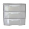 Sundis mini tour de rangement orgamix A4 3 tiroirs transparent
