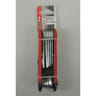 Chromatech 8 cles males 1.5 à 8mm sur monture rouge finition satinée