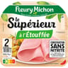 Fleury Michon jambon supérieur à l'étouffée conservation sans nitrite 2 tranches 70g