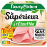 Fleury Michon jambon supérieur à l'étouffée conservation sans nitrite 8 tranches 280g