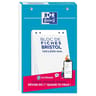 Oxford bloc bristol 125x300 30 fiches perforées q5/5 blanc