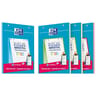 Oxford bloc bristol 125x300 30 fiches perforées q5/5 couleur