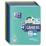 CAHIER OXFORD SIGNATURE BROCHURE REMBORDEE 148x210 160P 90GLIGNE 6mm+TAG 10 COULEURS