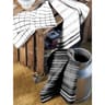 Torchon 50x70 cm aubin noir lot de 3