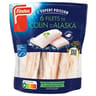 Findus 6 filets de colin d'Alaska msc 600g