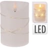 Bougie décorative led blanche