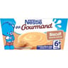 Nestlé p'tit gourmand crème dessert biscuitée dès 6 mois 4x100g