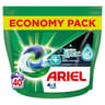 Ariel pods+ lessive liquide capsules 40 lavages +touch of lenor unstoppables